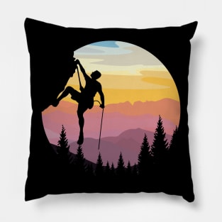 Climbing Bouldering Rock Climber Climbing nature Pillow