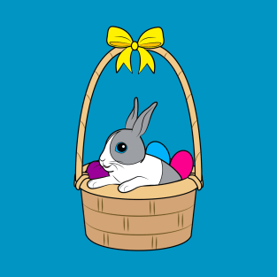 Cute Dutch Bunny in an Easter Basket T-Shirt