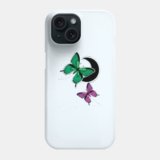 Neon Butterflies Phone Case