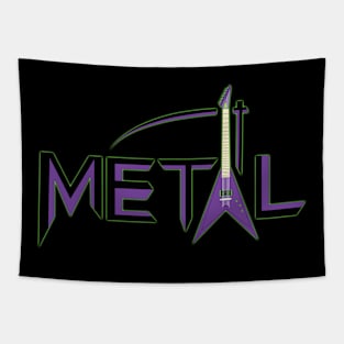 Joker Metal Guitar Tapestry