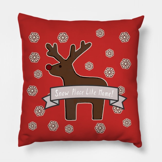 Christmas deer! Pillow by gasponce