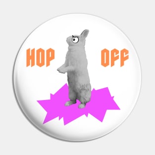 Angry bunny wants you to hop off Pin