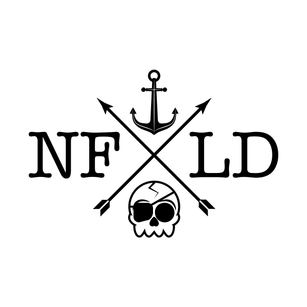 NFLD Skull || Newfoundland and Labrador || Gifts || Souvenirs || Clothing by SaltWaterOre