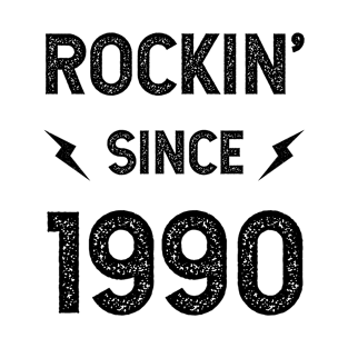 Gift for 30 Year Old: Classic Rock 1990 30th Birthday T-Shirt