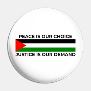 Free Palestine Pin