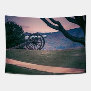 Watchful Artillery Tapestry