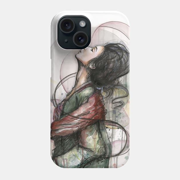 Lady Phone Case by Olechka