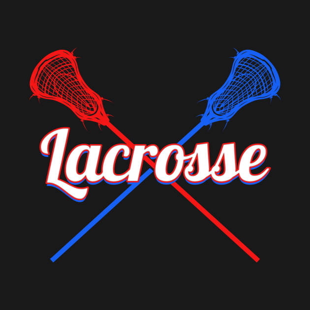 Crossed Lacrosse Sticks and head - The lacrosse by SinBle