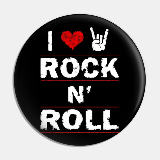 rock n roll Pin by unremarkable