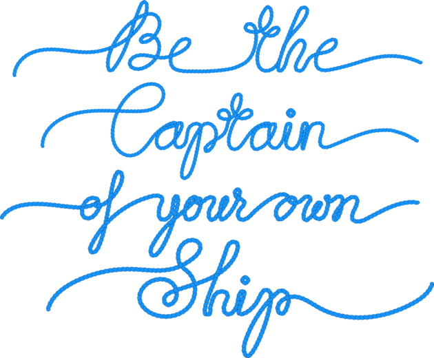 Be the Captain of your own Ship Kids T-Shirt by illucalliart