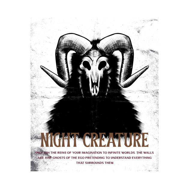 Horned Night Creature by Defiant Smile