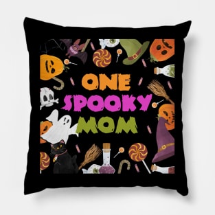 One Spooky Mom Pillow