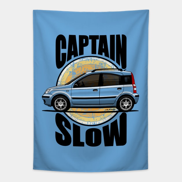 The favourite Captain Slow's car! Tapestry by jaagdesign