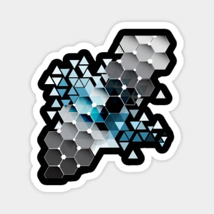 honeycomb abstraction Magnet