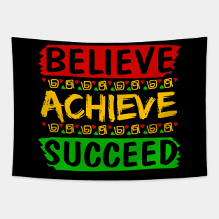 Believe Achieve Succeed Tapestry