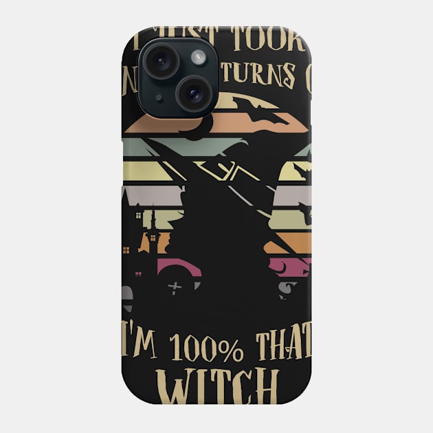 I'm 100% that Witch Halloween Vintage Phone Case by JDaneStore