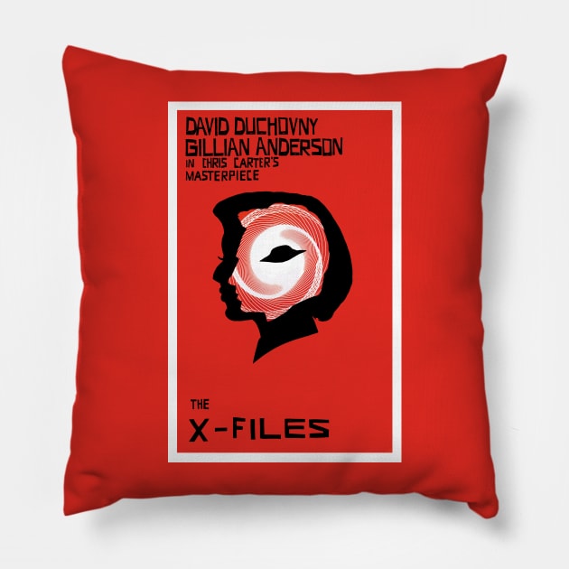 The X-Files as Vertigo Pillow by horribleaccents