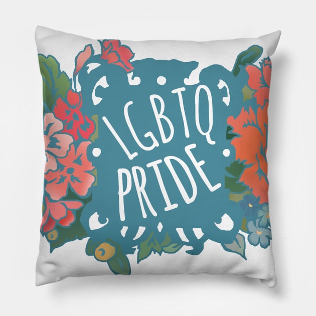 LGBTQ Pride Pillow by FabulouslyFeminist