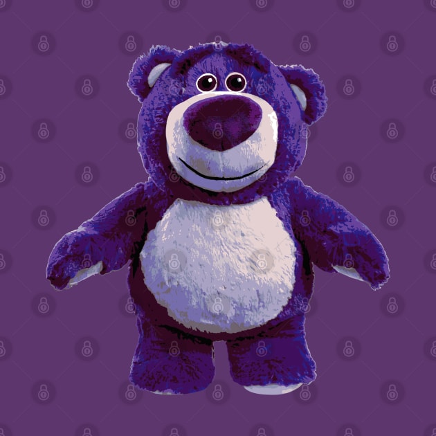 Purple Bear by byb