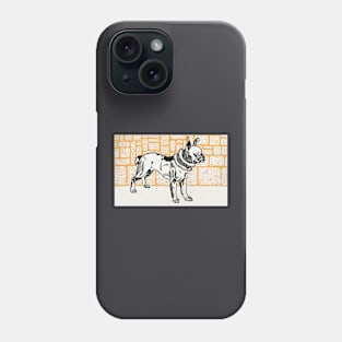 dog illustration Phone Case