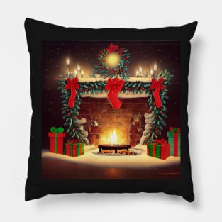 A Cosy Christmas Eve Pillow
