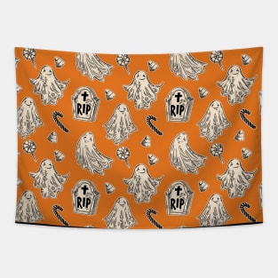 Halloween Pattern Tapestry