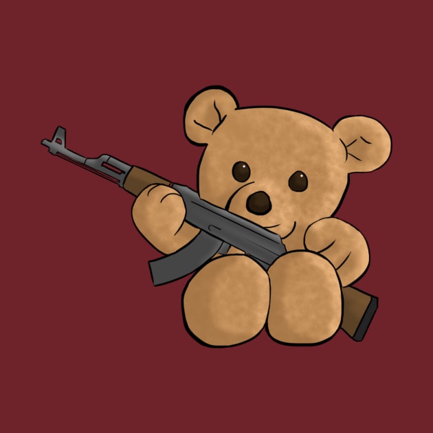 Bear with Gun by MagicStarchild