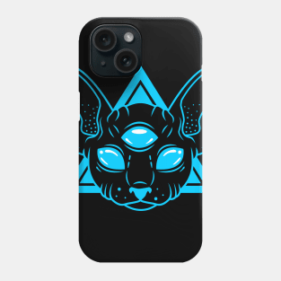 Psychic Familiar (blue) Phone Case