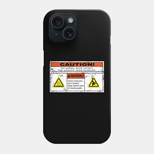 Funny caution graphics party Design Phone Case by star trek fanart and more