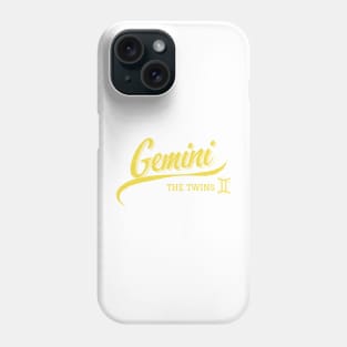 Gemini Retro Zodiac Phone Case