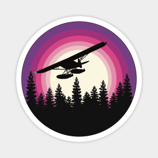 Seaplane Sunrise Magnet