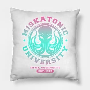 Miskatonic University - Aesthetic Retro Design Pillow