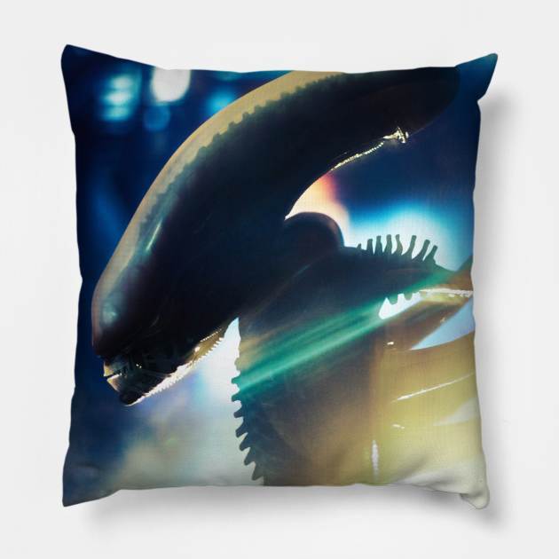 Xenomorph on the Nostromo Pillow by Mikes Monsters
