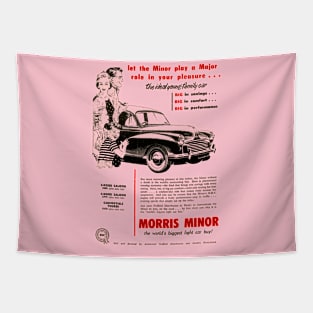 MORRIS MINOR - advert Tapestry