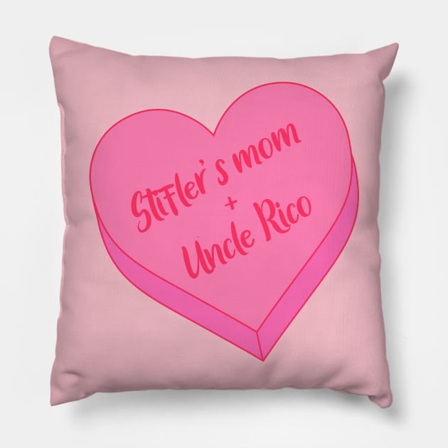 Stifler's mom + Uncle Rico Pillow by NickiPostsStuff