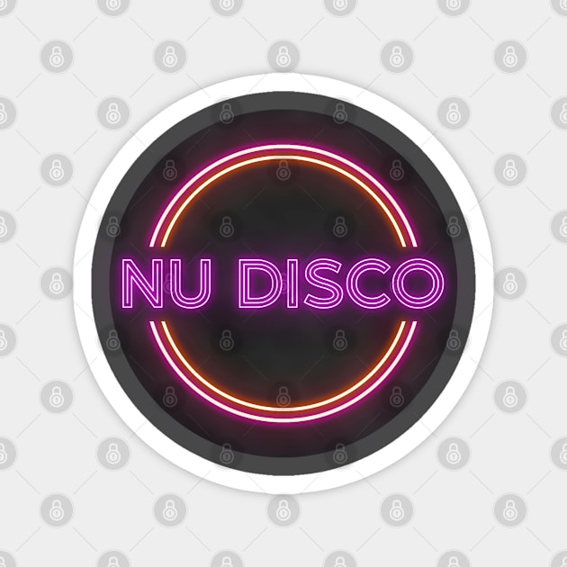 NU DISCO MUSIC SOUND Magnet by KIMIDIGI