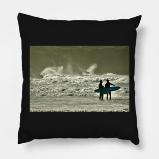 The Conquet- Plage des Blancs Sablons Pillow