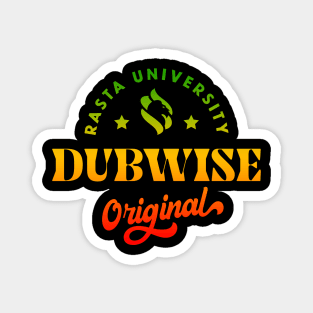 Rasta University Dubwise Original Rasta Colors Reggae Magnet