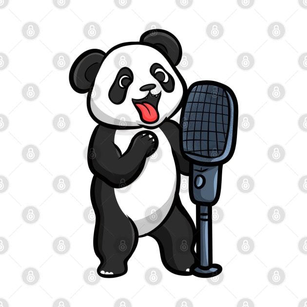 Singing Panda by Ryuga