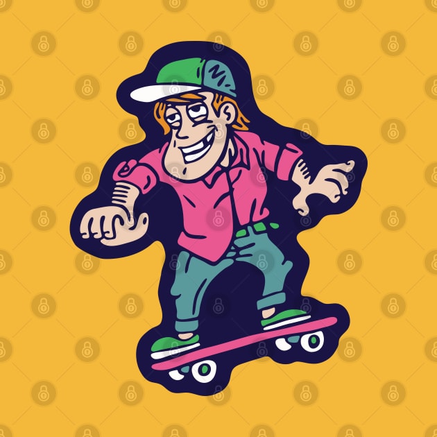 Sk8t3r Bo1 - Skater Boy by Cofefe Studio