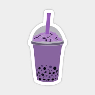 Purple Bubble Tea Magnet