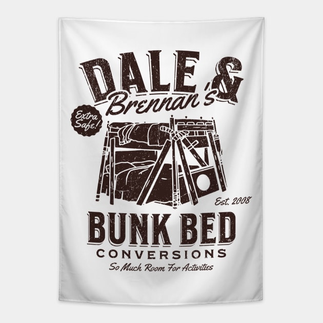 Dale & Brennan's Bunk Beds Tapestry by Three Meat Curry