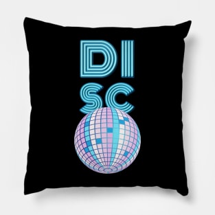 Neon Disco Ball Pillow