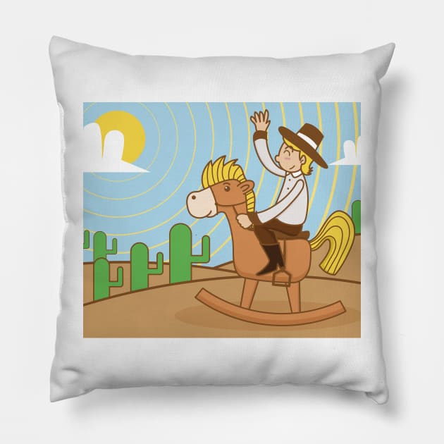 Horse Pillow by timegraf