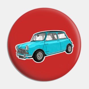 Mini Cooper - Blue Pin