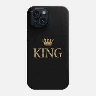 King Gold Crown Phone Case