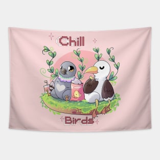 Chill Birds Tapestry