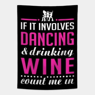 Dancing and Wine Tapestry