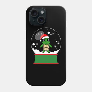 CHRISTMAS Turtle Snowglobe Phone Case