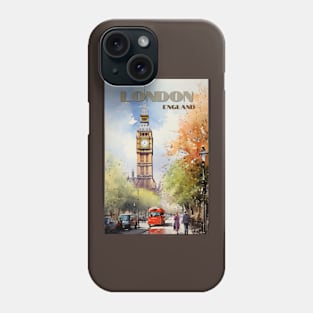 London Watercolor Phone Case